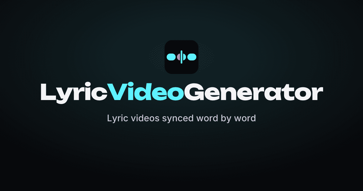 Best Lyric Video Makers in 2026 (Tested) Best Lyric Video Makers in 2026 (Tested)